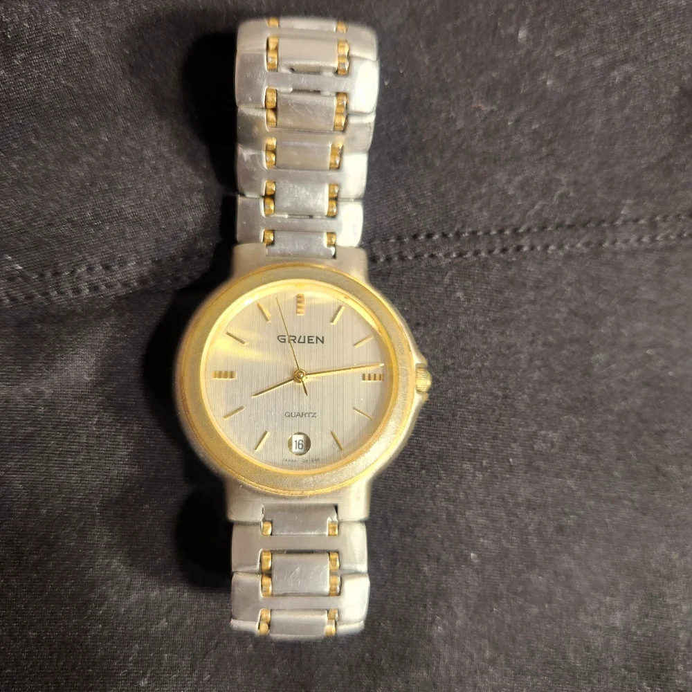 Gruen Stainless‎ Steel Watch